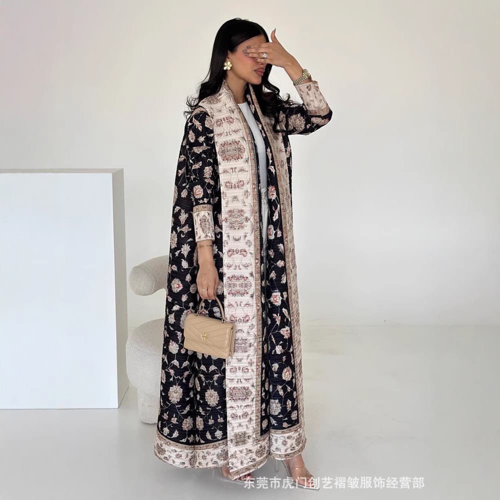 عباية كارديغان بليسيه بنقوش فنية