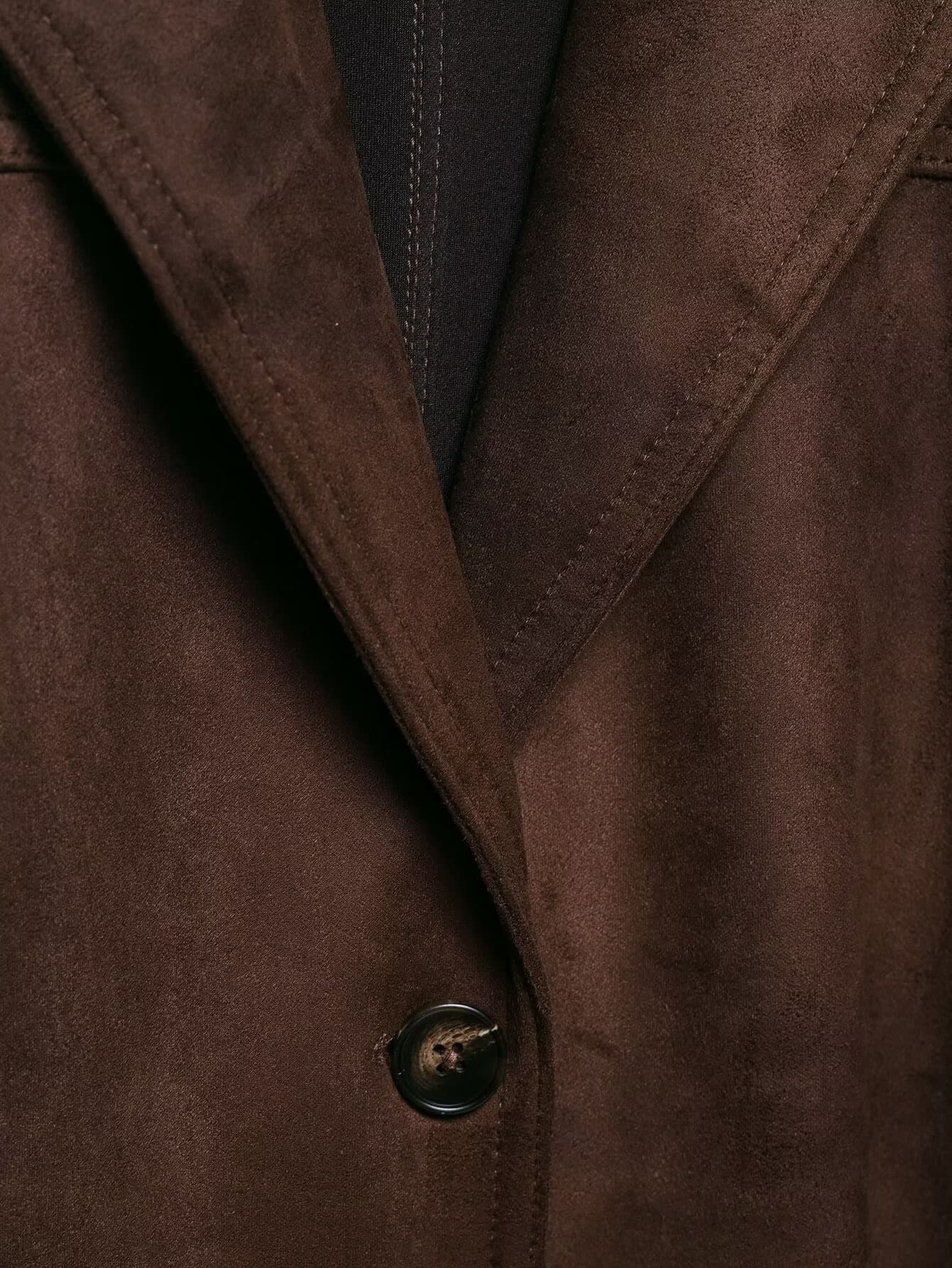 Suede Belted Utility Jacket – image 6