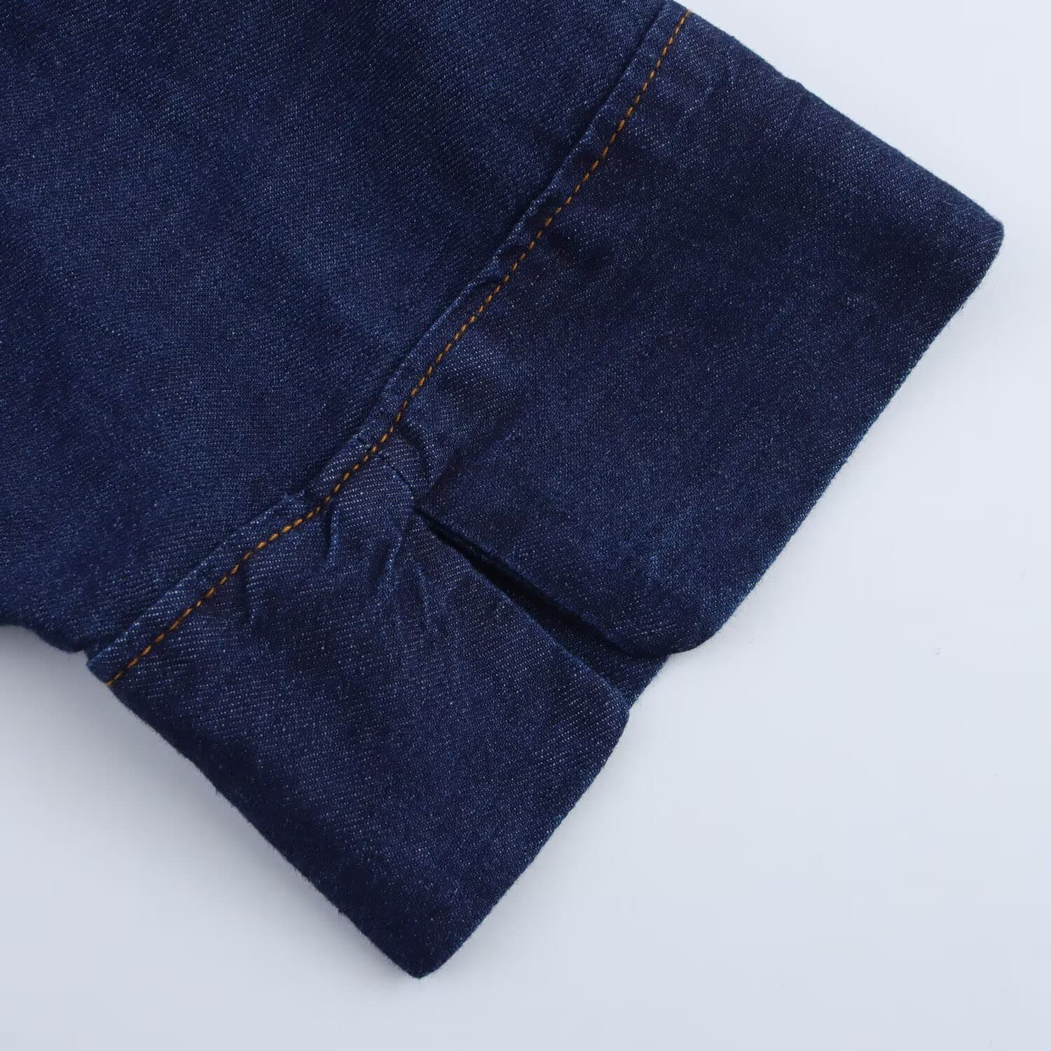 Dark Denim Button-Down Set – image 10