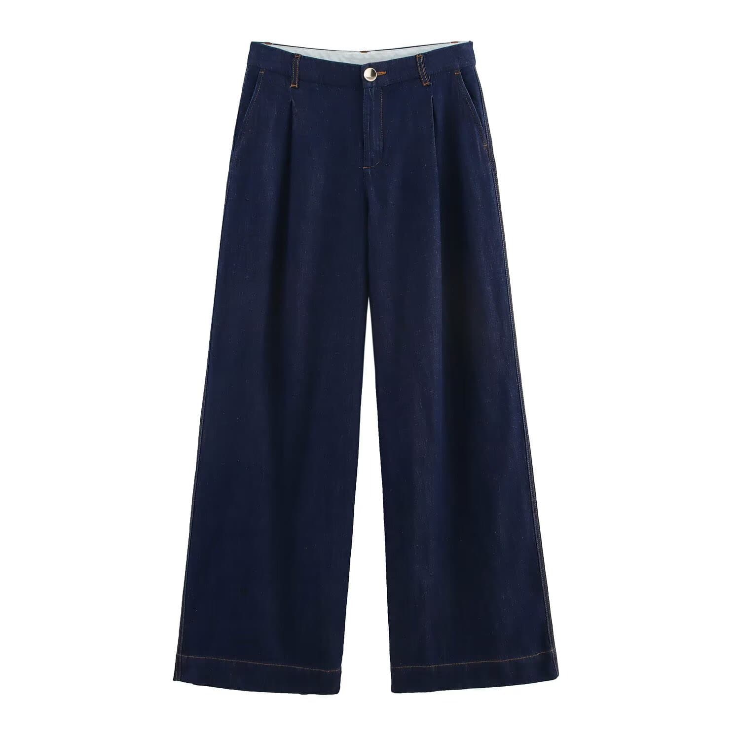 Dark Denim Button-Down Set – image 4