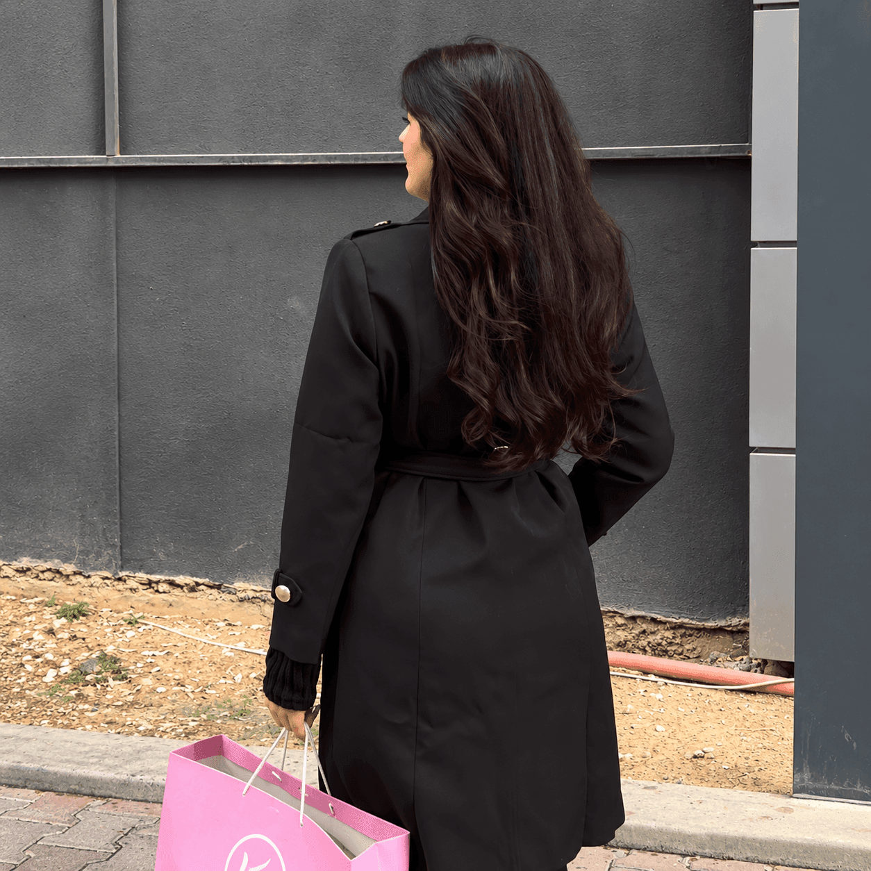 Classic Double-Breasted Trench Coat – image 3
