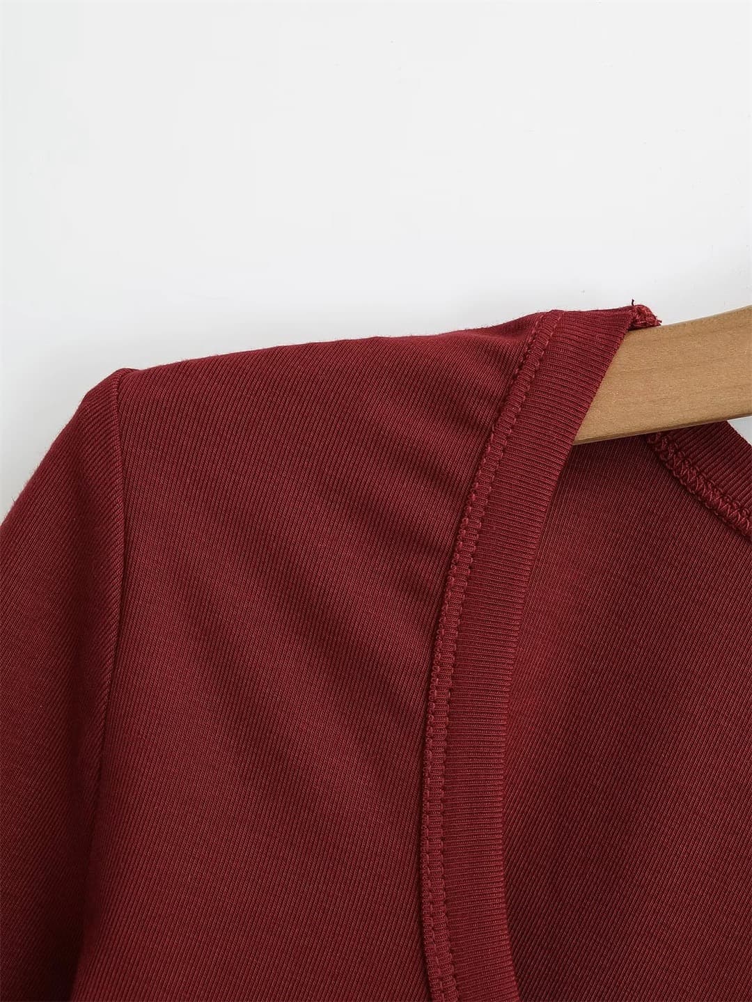 Essential Square Neck Ribbed Top – image 9