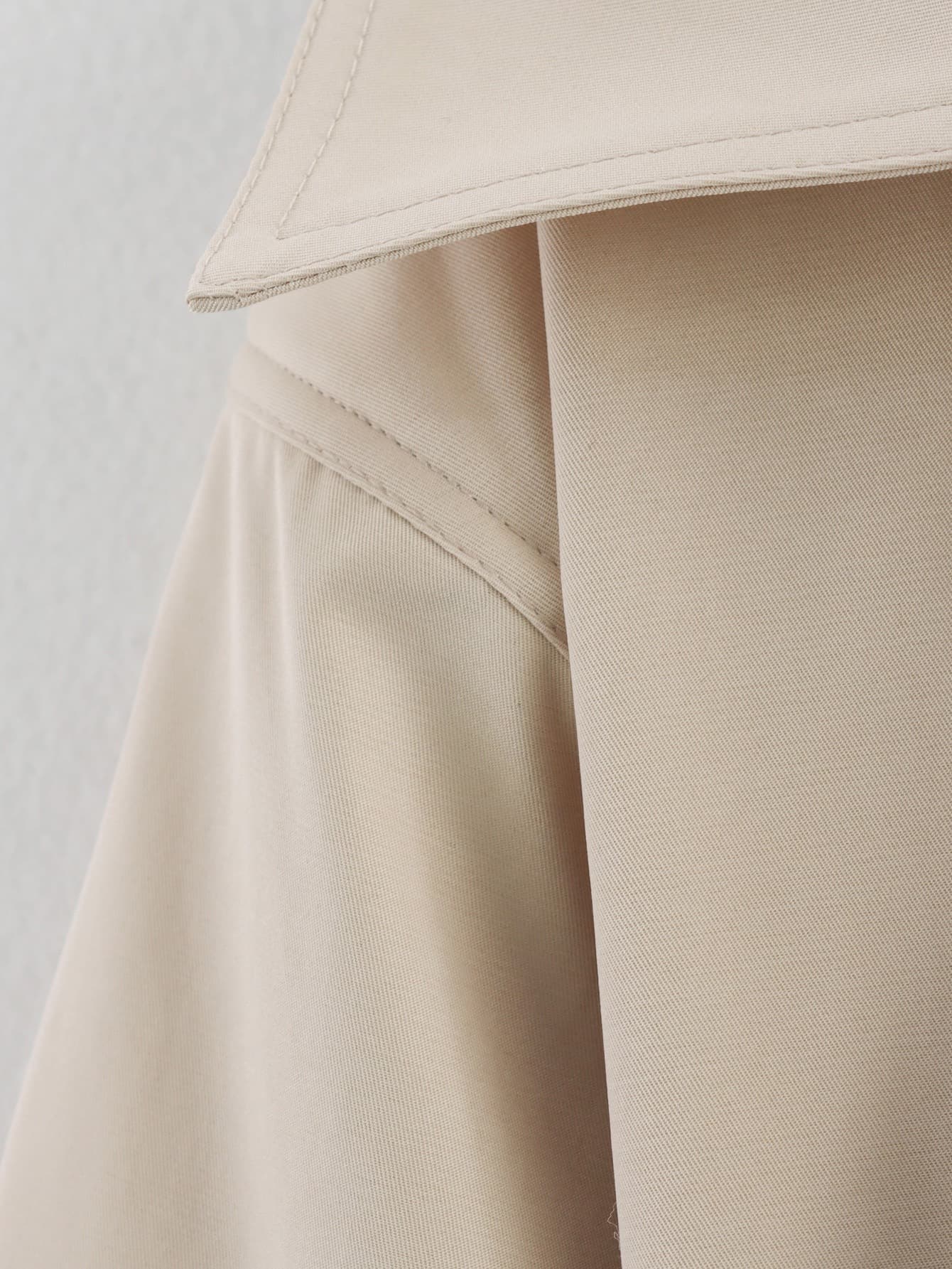 Cropped Double-Breasted Trench Jacket – image 13