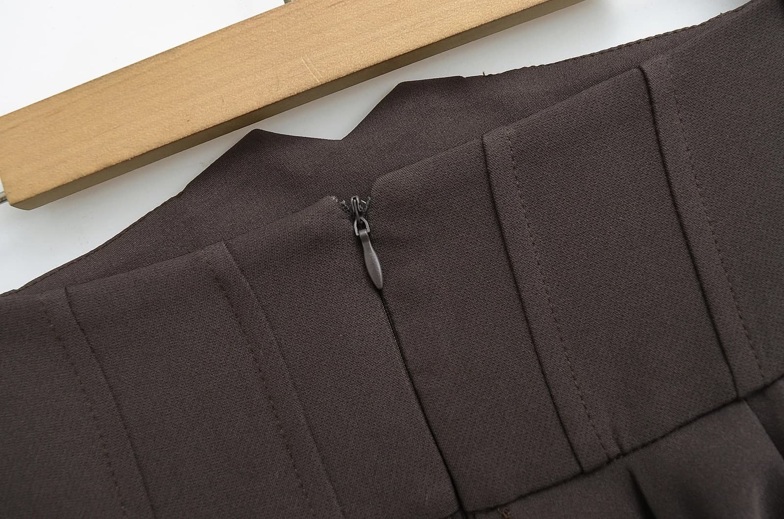 High-Waisted Pleated Mini Skirt – image 11