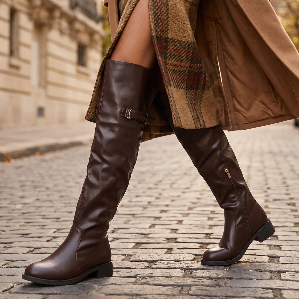 Buckle Detail Over-The-Knee Boots – image 3