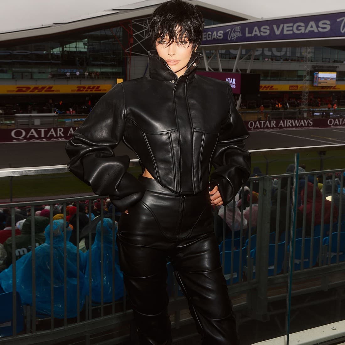 Faux Leather Corset Style Jacket – image 2