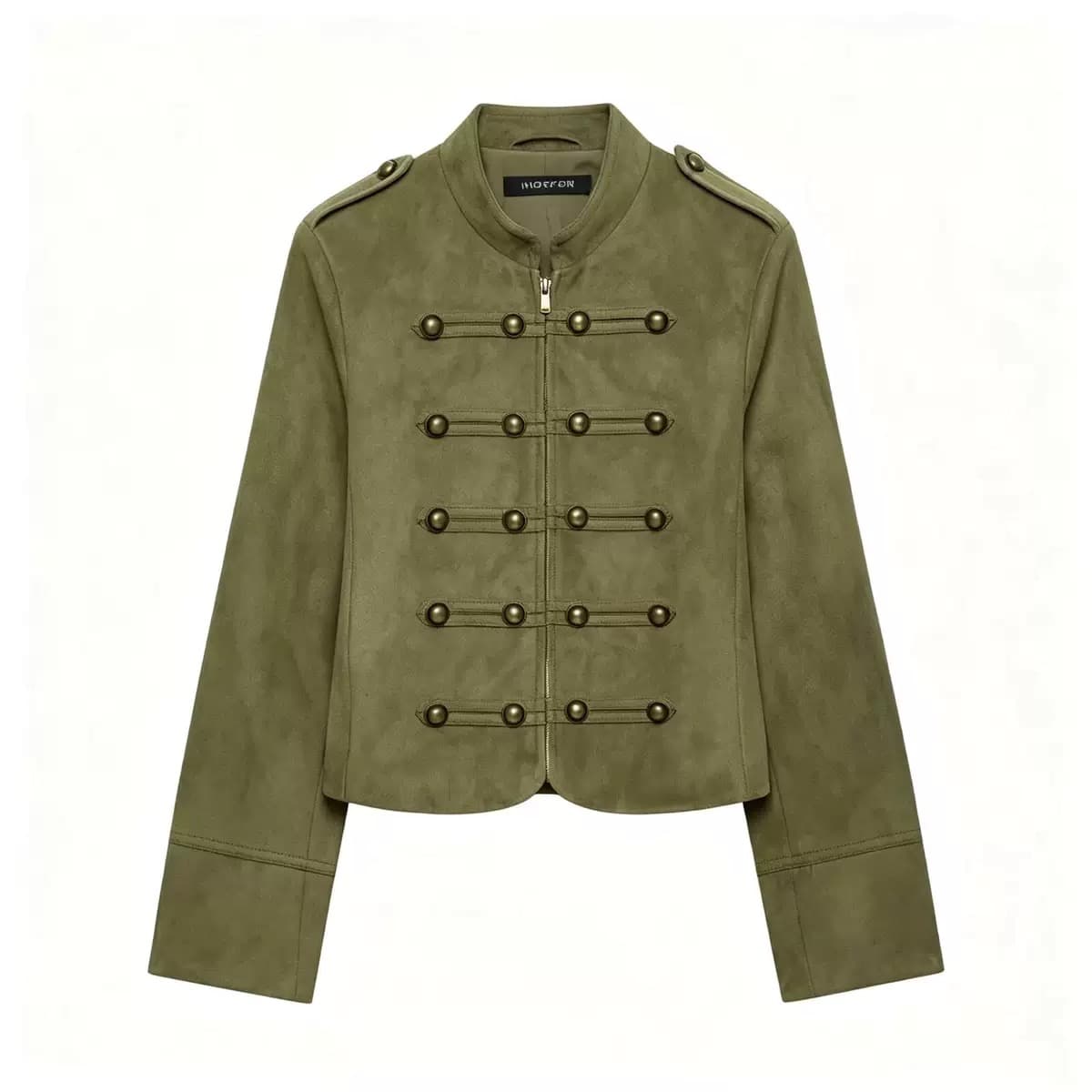 Military Style Suede Jacket – image 2