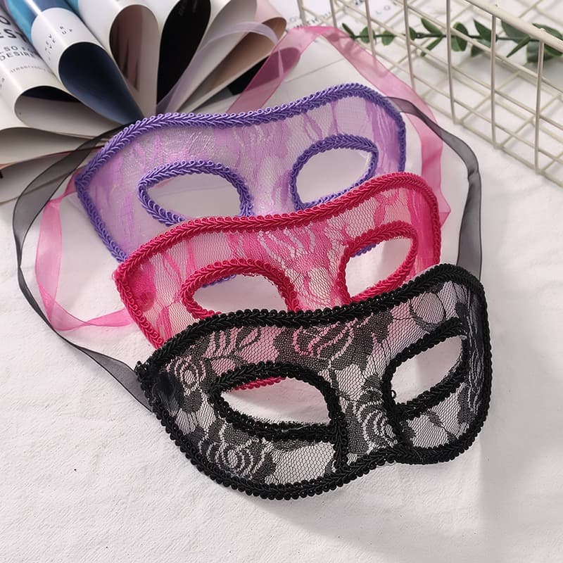 Elegant Floral Lace Masquerade Mask – image 8