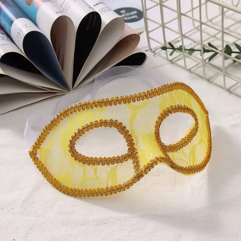 Elegant Floral Lace Masquerade Mask – image 4