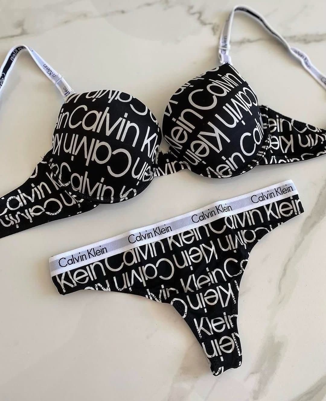 Logo Print Lingerie Set – image 2
