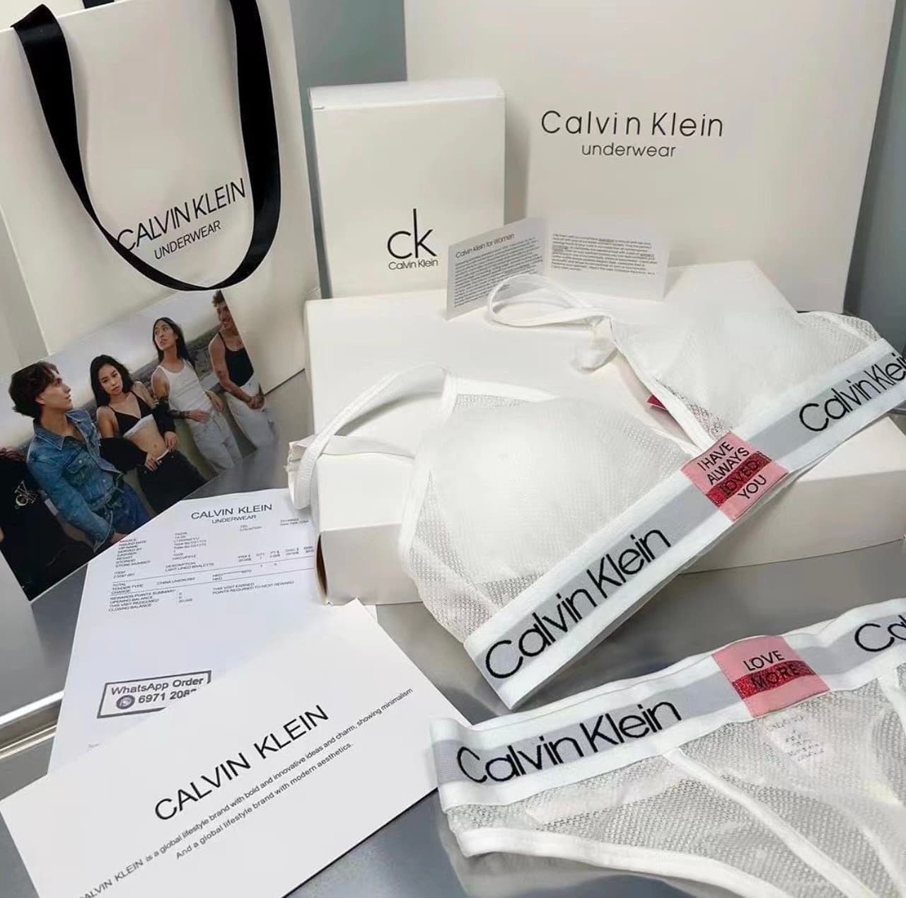 Polka Dot Mesh Lingerie Set – image 5