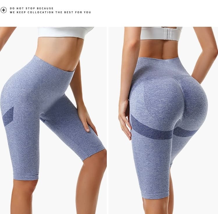 High-Waist Seamless Sculpting Shorts – image 4