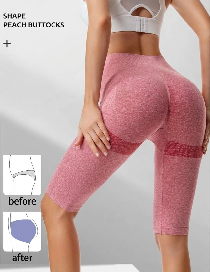 High-Waist Seamless Sculpting Shorts