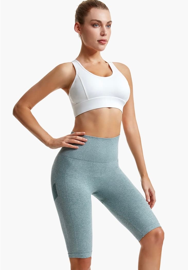 High-Waist Seamless Sculpting Shorts – image 3
