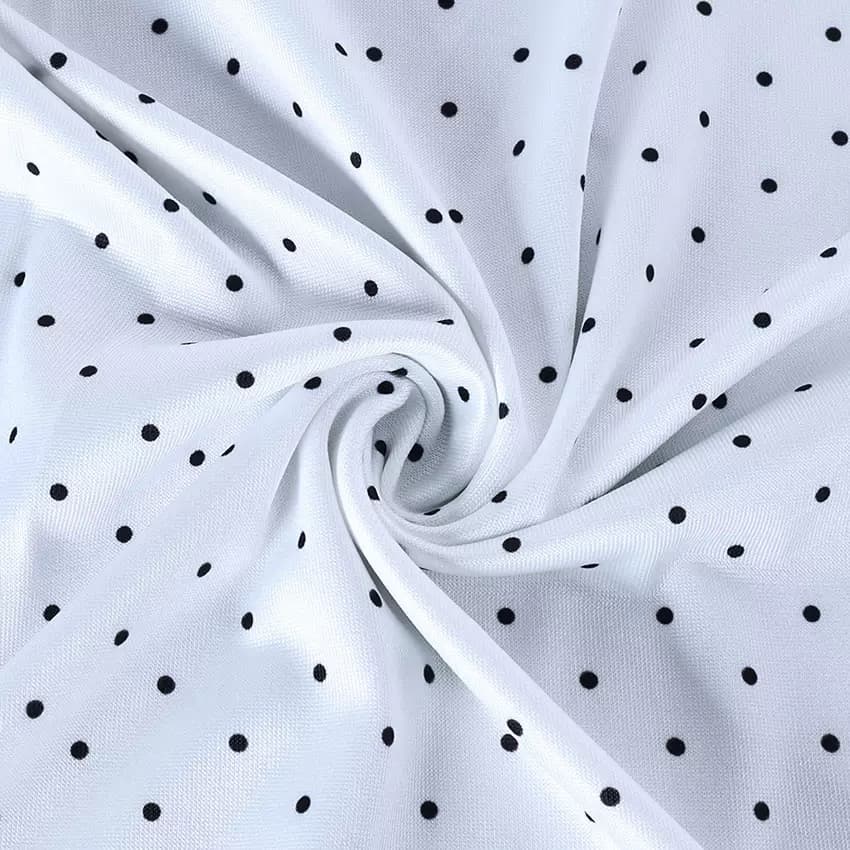 Polka Dot Ruffle Mini Dress – image 5