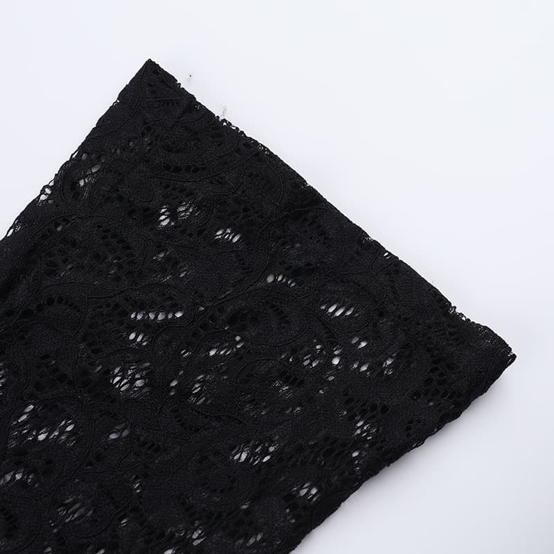 Lace Long Sleeve Cutout Bodysuit – image 7