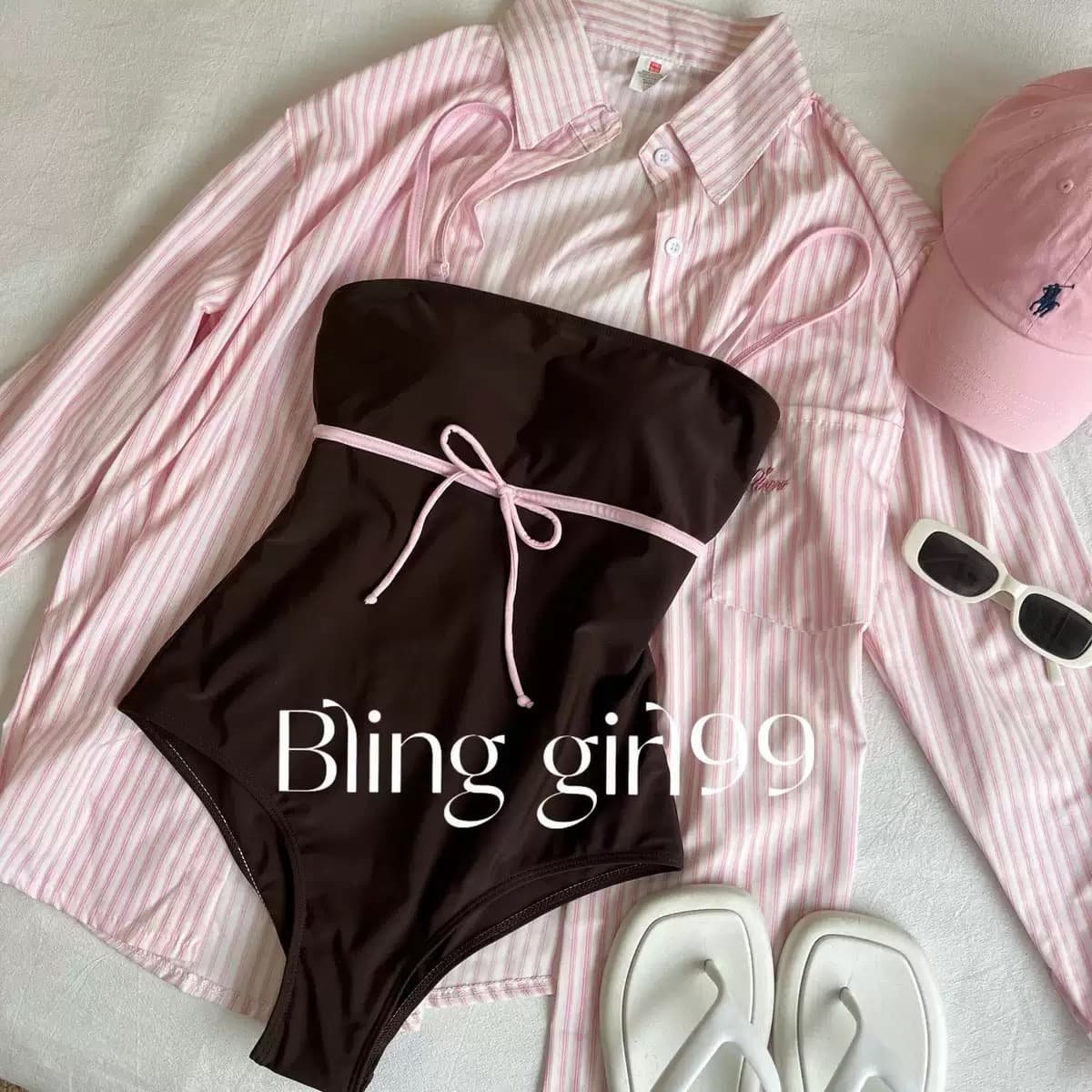 Bow Detail Swimsuit – image 2