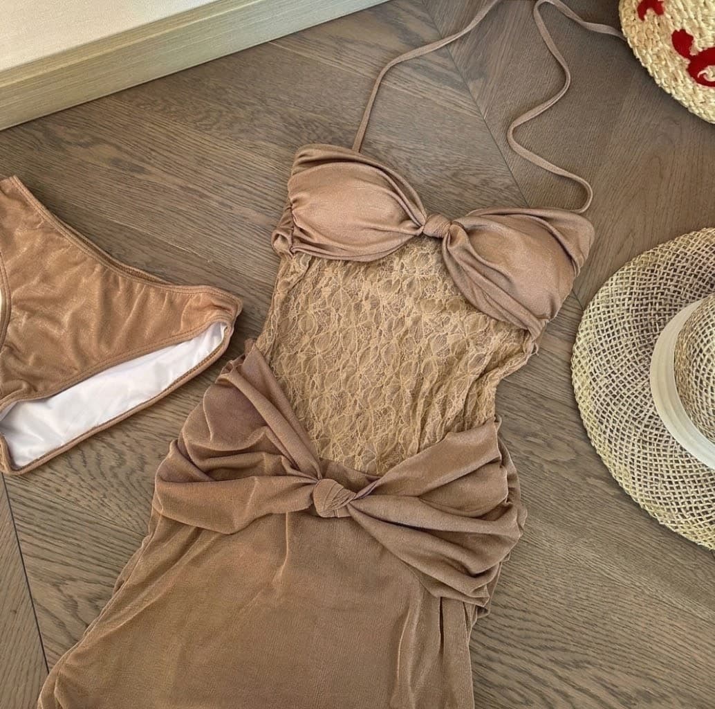 Lace Detail Cutout Maxi Dress – image 4