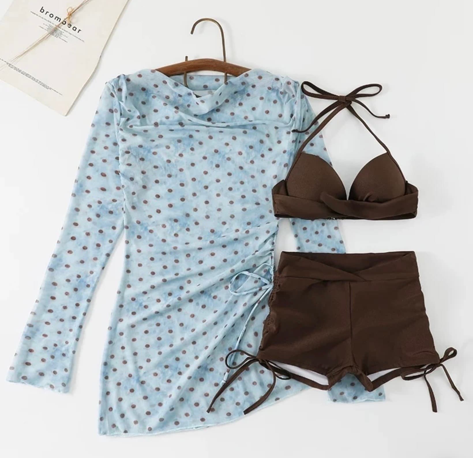 Polka Dot Mesh Cover-Up Set – image 4