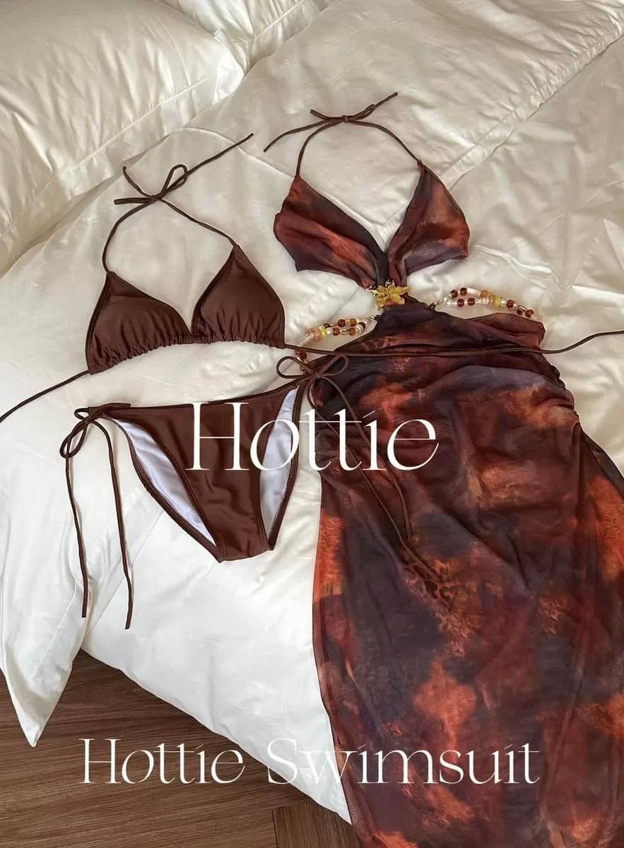 Abstract Print Cutout Maxi Coverup – image 2