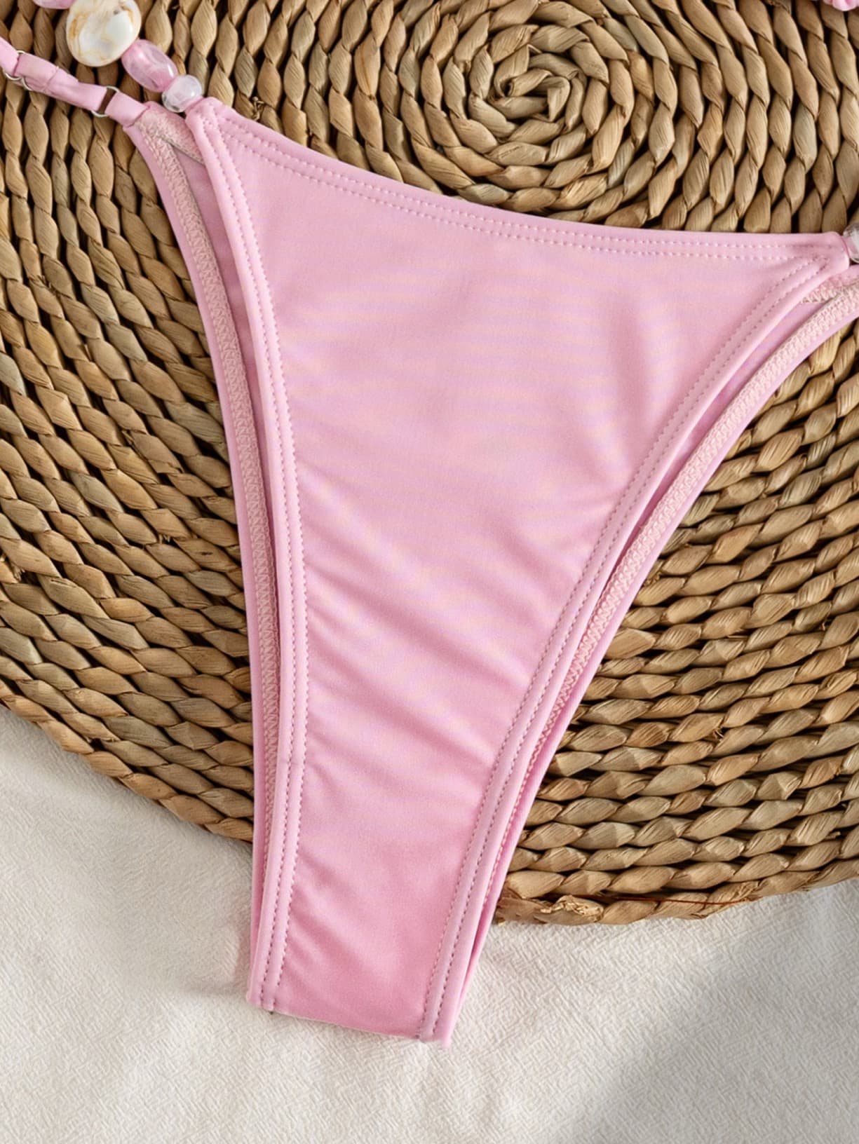 Beaded Detail Halter Bikini Set – image 10