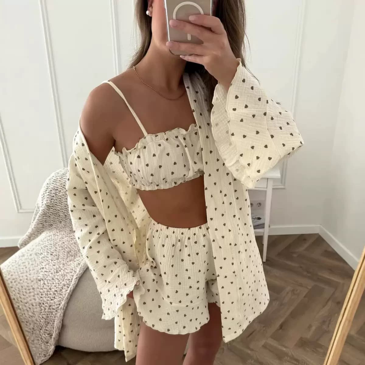 Heart Print Three Piece Set – image 2