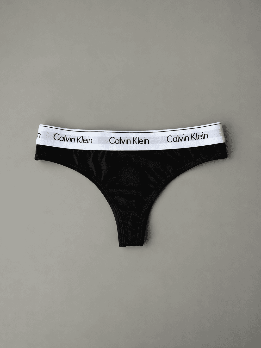 Logo Waistband Cotton Thong Set – image 2