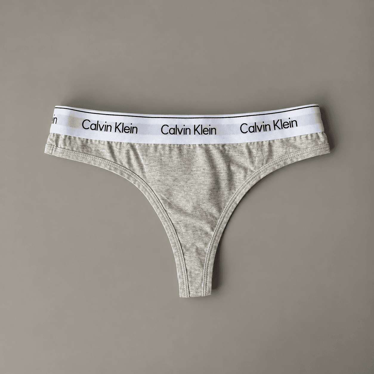 Logo Waistband Cotton Thong Set – image 4