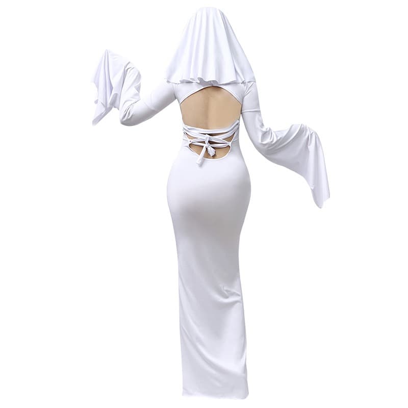 Ghost Theme Cosplay Maxi Dress – image 4