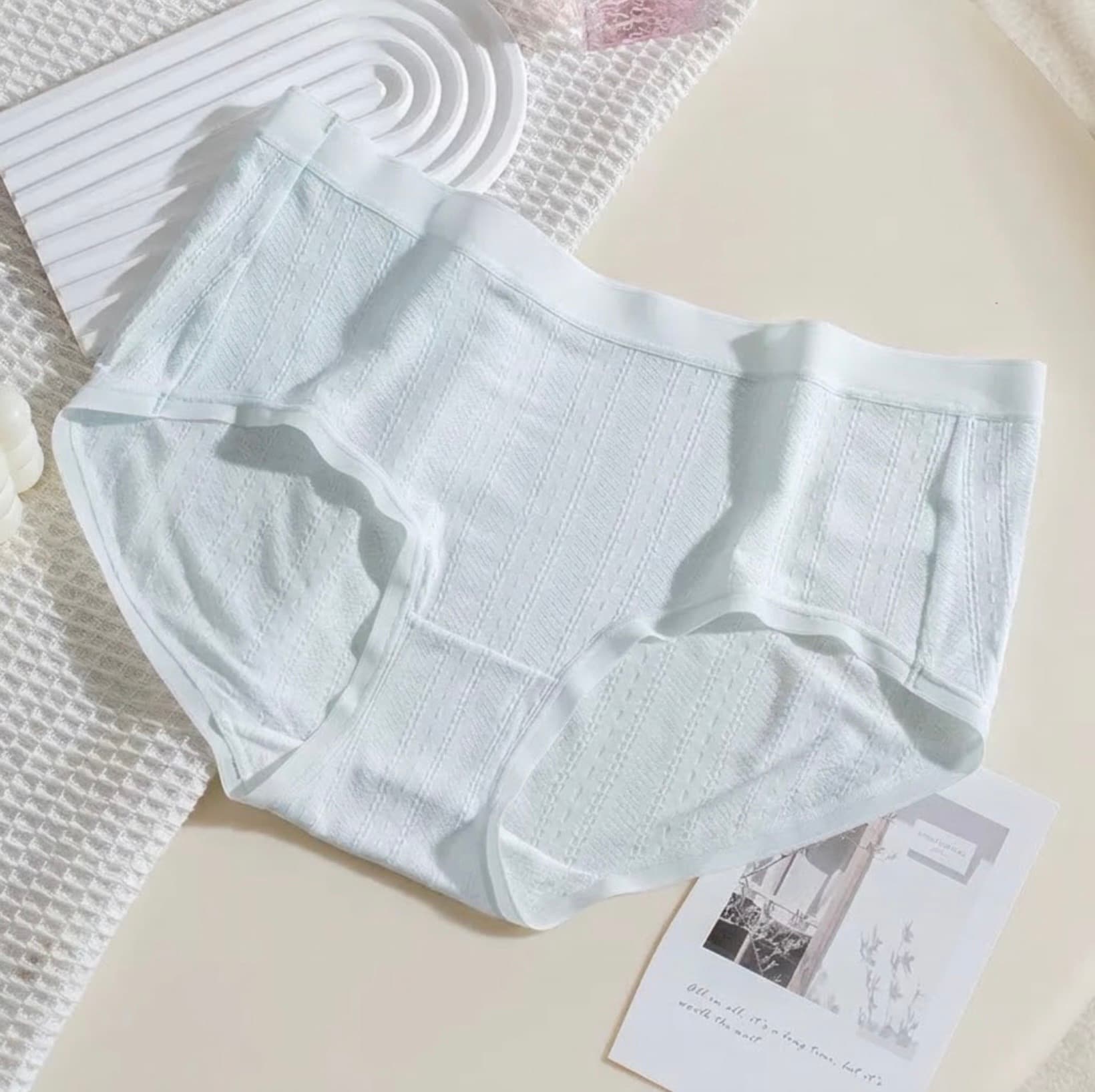 Soft Textured Cotton Briefs Set – image 5