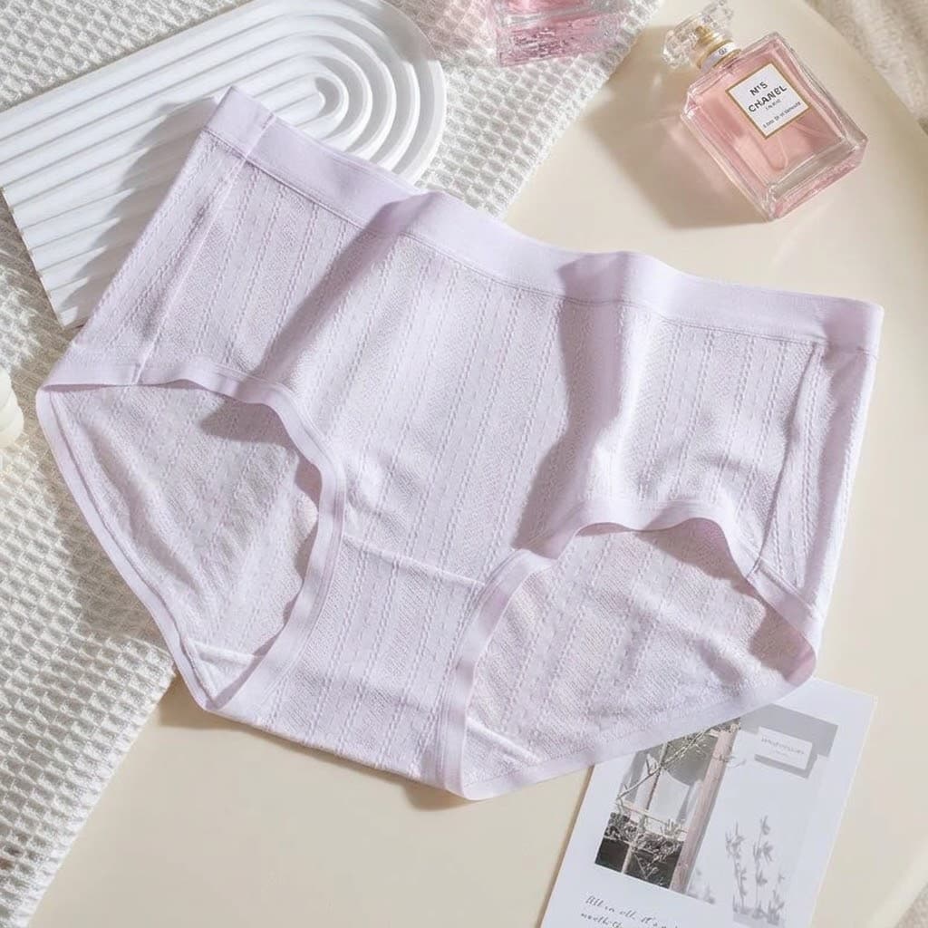 Soft Textured Cotton Briefs Set – image 4