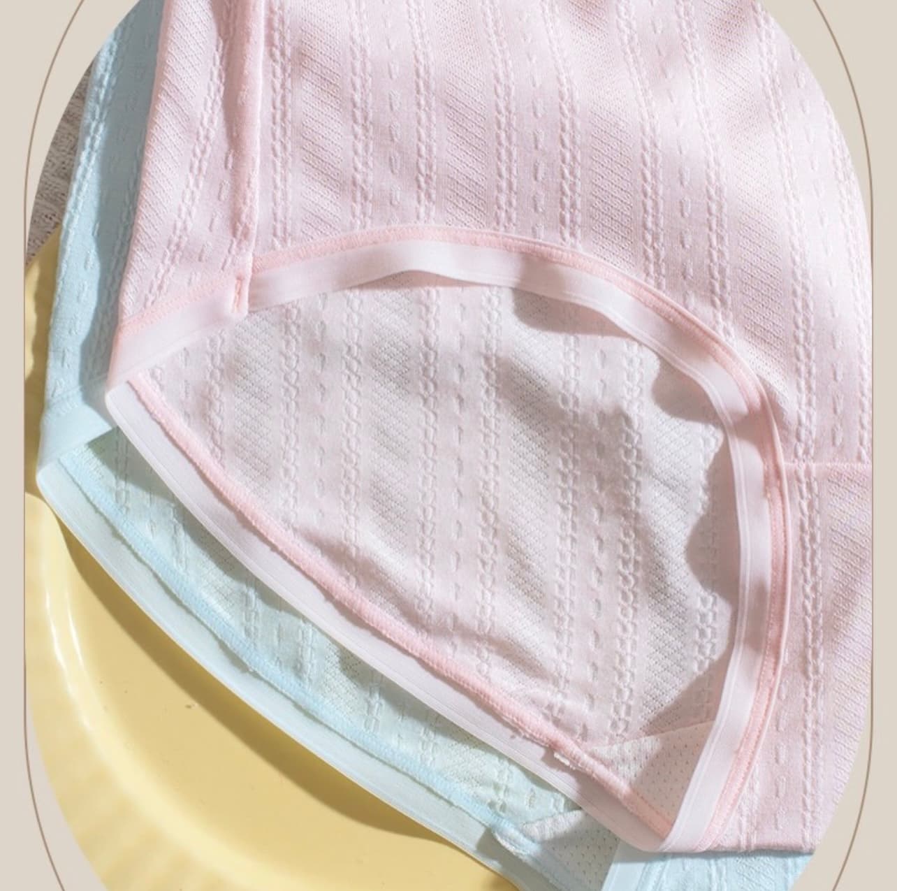 Soft Textured Cotton Briefs Set – image 9